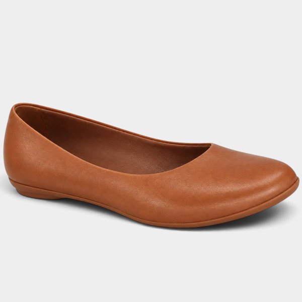 Sapatilha Couro Bottero Casual Feminina - Caramelo