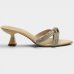 Tamanco Casteliê Detalhe Nó Feminino - Creme
