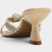 Tamanco Casteliê Detalhe Nó Feminino - Creme