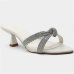 Tamanco Casteliê Detalhe Nó Feminino - Off White