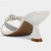 Tamanco Casteliê Detalhe Nó Feminino - Off White