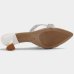 Tamanco Casteliê Detalhe Nó Feminino - Off White