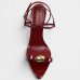 Sandália Casteliê Detalhe Laço Salto Fino Feminina - Vermelho