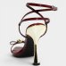 Sandália Casteliê Detalhe Laço Salto Fino Feminina - Vermelho
