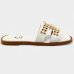 Rasteira Casteliê Slide H Spikes Feminina - Off White