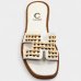 Rasteira Casteliê Slide H Spikes Feminina - Off White