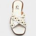 Rasteira Casteliê Slide Spikes Feminina - Off White