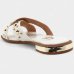 Rasteira Casteliê Slide Spikes Feminina - Off White