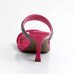 Tamanco Dakota Strass Salto Fino Feminino - Rosa Pink