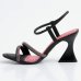 Sandália Dakota Salto Taça Strass Feminina - Preto