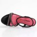 Sandália Dakota Salto Taça Strass Feminina - Preto