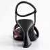 Sandália Dakota Salto Taça Strass Feminina - Preto