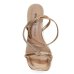 Sandália Dakota Strass Salto Fino Feminina - Rosê