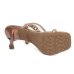 Sandália Dakota Strass Salto Fino Feminina - Rosê