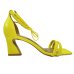 Sandália Di Valentini Tiras Tranças De Amarrar - Amarelo