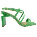 Sandália Di Valentini Tiras Salto Kattie - Verde