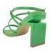 Sandália Di Valentini Tiras Salto Kattie - Verde