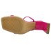 Tamanco Di Valentini Tiras Salto Kattie - Rosa Pink
