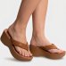 Tamanco Anabela Dijean Plataforma Feminino - Caramelo