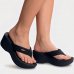 Tamanco Anabela Dijean Plataforma Feminino - Preto