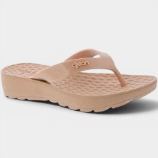 Tamanco Anabela Dijean Anatômico Feminino - Nude