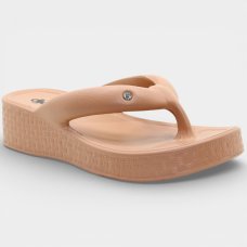 Tamanco Dijean Anatômico Brilho Feminino - Pêssego