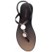 Rasteira Grendha Acordes Detalhe Feminina - Preto