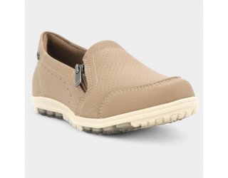 Slip On Kolosh Zíper Lateral Feminino - Bege Slip On Kolosh Zíper Lateral Feminino - Bege