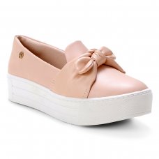 Tênis Slip On Kolosh Plataforma Nó Feminino - Nude