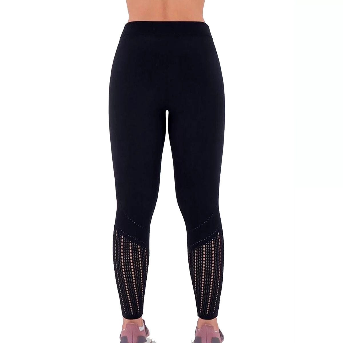 Calça Legging Esportiva Sem Custura Lupo Energy Raschel - Preto