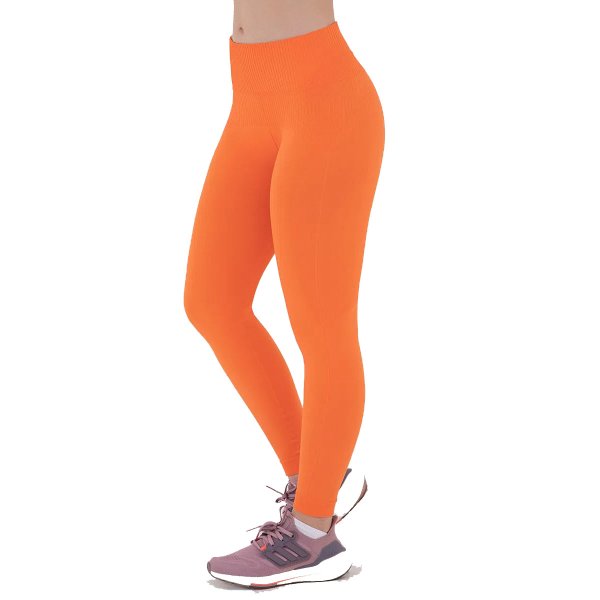 Calça Legging Lupo Seamless Basic Feminina - Laranja
