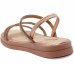 Sandália Mississipi Flatform Strass Feminino - Bege
