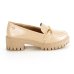 Sapato Oxford Mississipi Metal Tratorado Feminino - Bege Claro