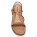 Rasteira Mississipi Flatform Metalizada Calce Fácil - Rose
