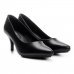 Scarpin Modare Ultra Conforto Napa Salto Baixo - Preto