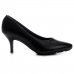 Scarpin Modare Ultra Conforto Napa Salto Baixo - Preto
