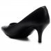 Scarpin Modare Ultra Conforto Napa Salto Baixo - Preto