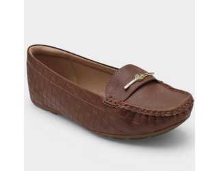 Mocassim Modare Texturizado Feminino - Marrom Mocassim Modare Texturizado Feminino - Marrom