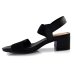 Sandália Modare Tiras De Elástico Ultra Conforto - Preto