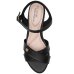 Sandália Modare Tiras Cruzadas Ultra Conforto - Preto