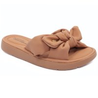 Chinelo Modare Ultraconforto Ortopédico Laço Feminino - Nude