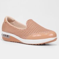 Slip On Modare Tela Sport Feminino - Nude