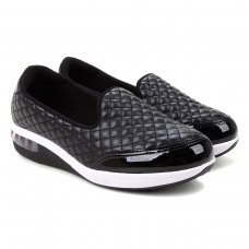 Tênis Slip On Modare Matelassê Feminino - Preto