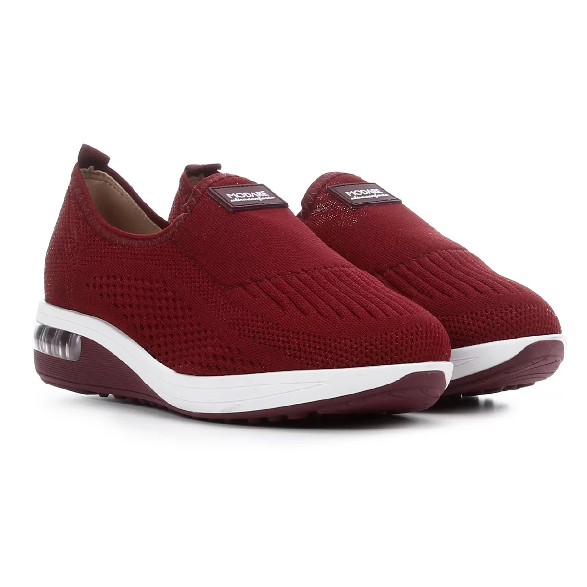 Tênis adidas slip store on elástico vinho