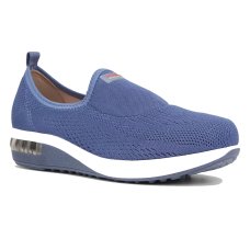 Tênis Slip On Modare Elástico Bolha Feminino - Azul Claro