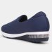 Tênis Slip On Modare Liso Feminino - Marinho e Branco