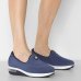 Tênis Slip On Modare Liso Feminino - Marinho e Branco