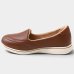 Tênis Modare Slip On Microfuros Ultraconforto Feminino - Marrom