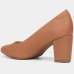 Scarpin Modare Salto Médio Feminino - Caramelo
