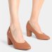 Scarpin Modare Salto Médio Feminino - Caramelo